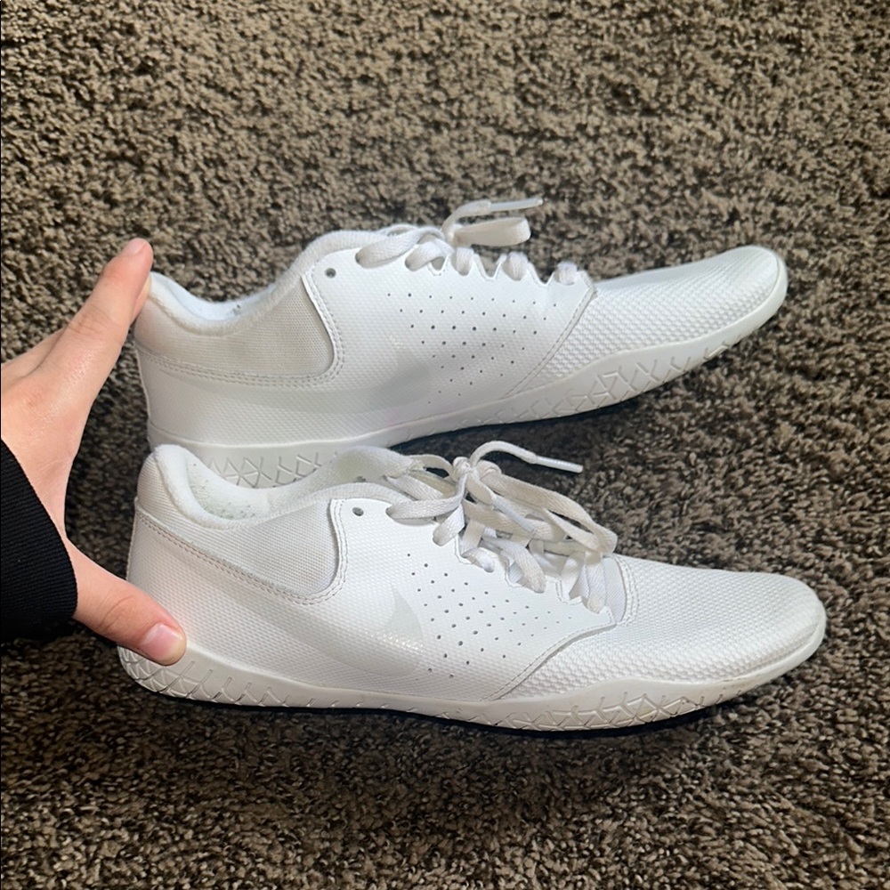 •Nike Women's White cheer shoes